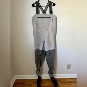 Simms fishing waders and compass 360 wading boots